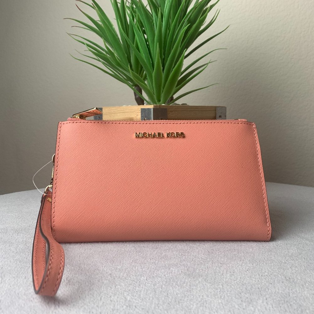 Michael Kors LG Double Zip Wristlet